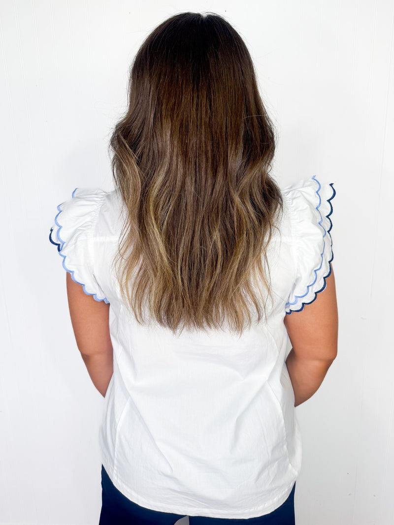 Star Spangled Scallops Top