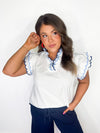 Star Spangled Scallops Top