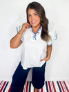 Star Spangled Scallops Top