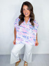 Adrienne - Lavender Summer Top