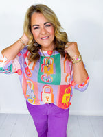 Unlock The Fun Italian Knit Top
