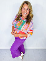 Unlock The Fun Italian Knit Top