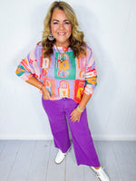 Unlock The Fun Italian Knit Top