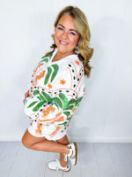 QOS- White Palm Tree & Jaguar Set