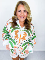 QOS- White Palm Tree & Jaguar Set