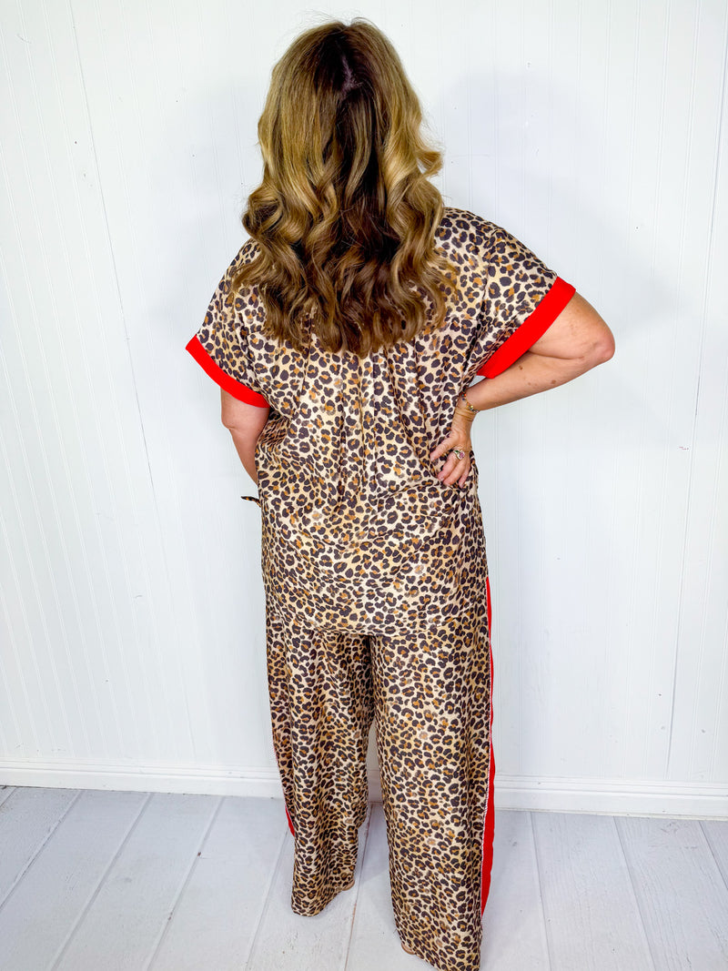 Wild In Leopard Pants Set