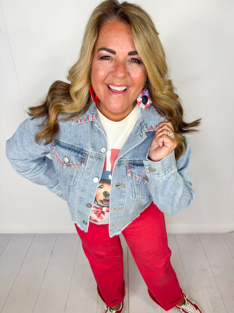 Let Freedom Ring Denim Jacket