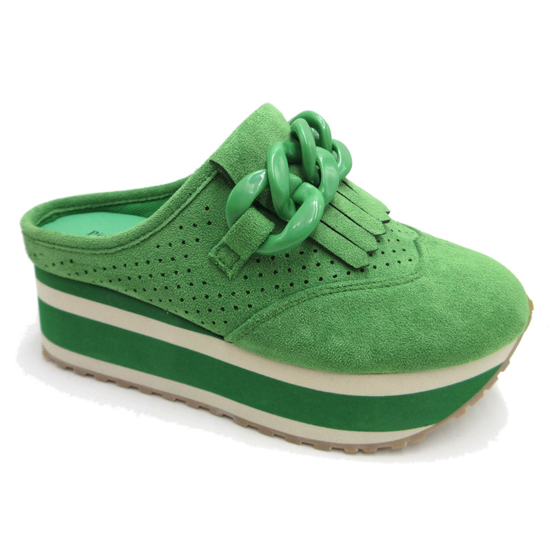 Paloma Slide On Sneaker- Green